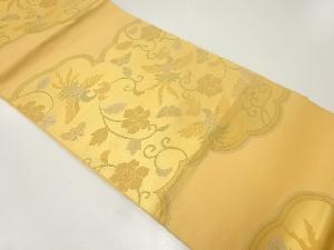 花鳥唐草模様織出し袋帯